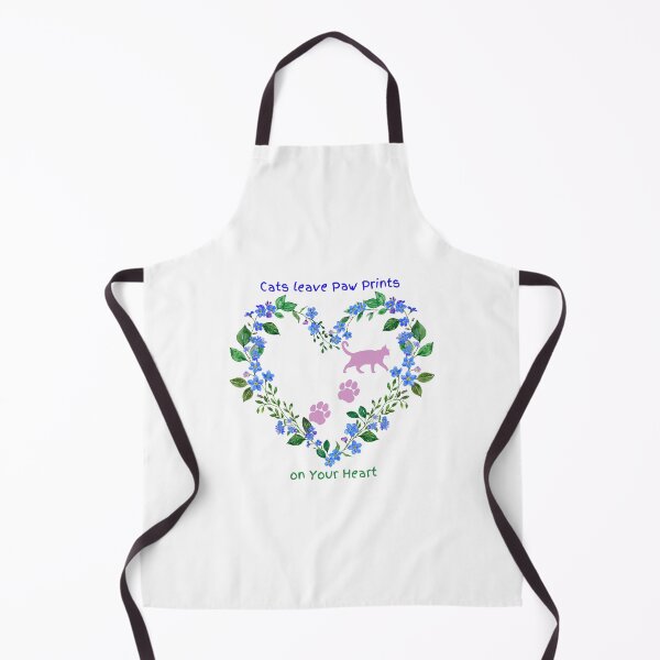 Item preview, Cats Leave Paw Prints On Your Heart designed and sold by MYCatStuff.