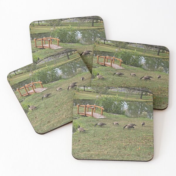 Item preview, Natural lake with Canadian geese designed and sold by AuraPixelshop.