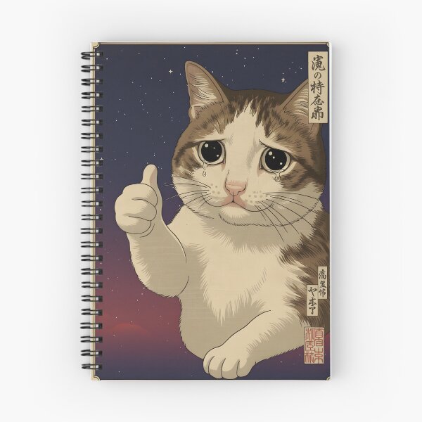 Item preview, Thumbs Up Sad Cat designed and sold by MEMERY MUSEUM.