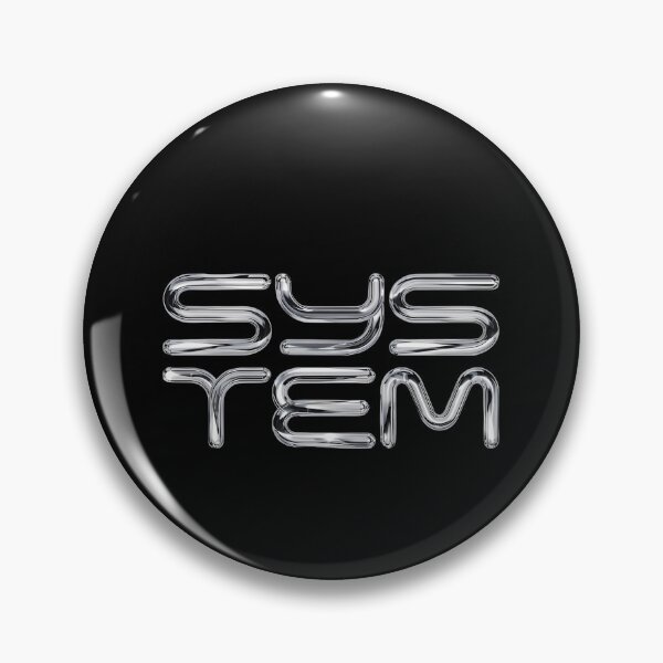 Item preview, SISTEMA – Logotipo estilo tubo cromado (texto metálico retro futurista) designed and sold by Ajdaprint.