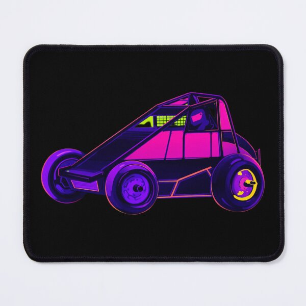Item preview, Neon Sprint Car Vector | Retro Vaporwave Racing Art designed and sold by MACodDesigns.