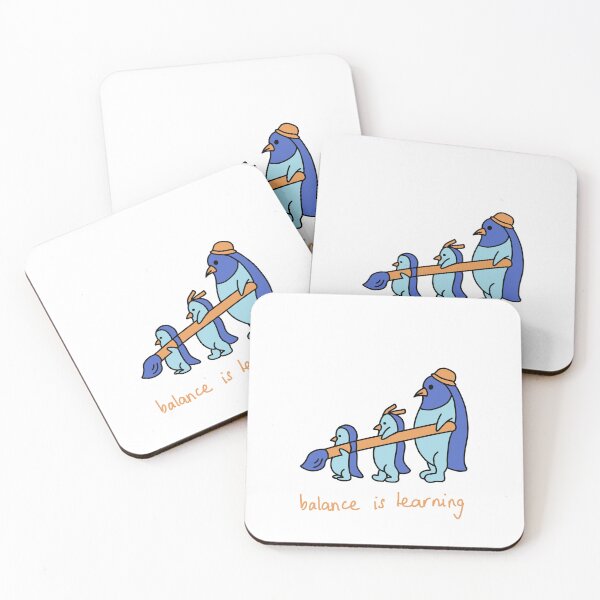 Item preview, Balance Is Learning Penguin Family Illustration designed and sold by Baby-Care.