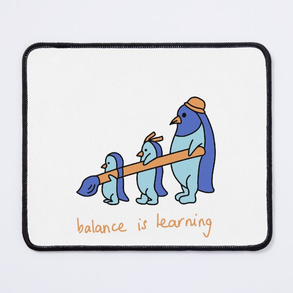 Item preview, Balance Is Learning Penguin Family Illustration designed and sold by Baby-Care.