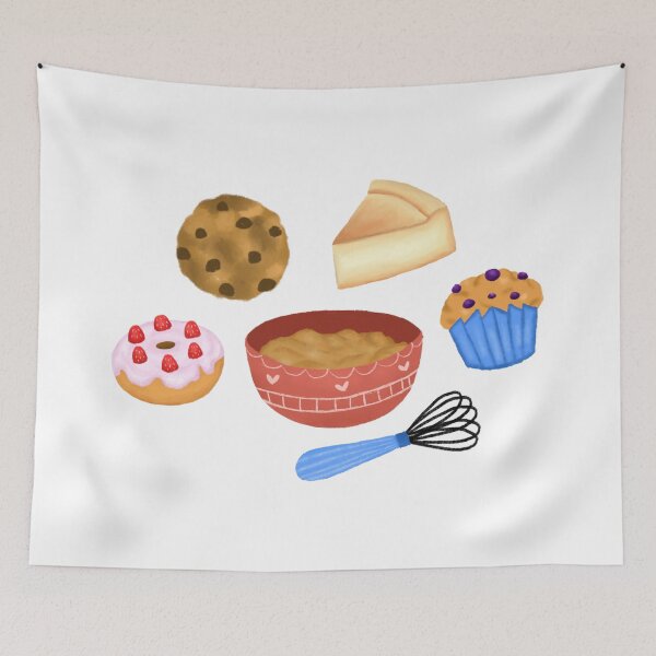 Item preview, Bakery cookies donuts cheesecake muffin baking designed and sold by PeacheMochi.