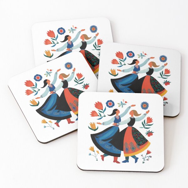 Item preview, Polish Girls in Traditional Clothing designed and sold by xiao xuans.
