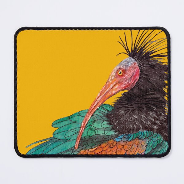 Item preview, Northern Bald Ibis watercolour painting designed and sold by art-elodie-g.