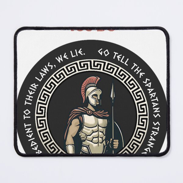 Item preview, Battle Of Thermopylae Epitaph Spartan Hoplite designed and sold by AbdiS.