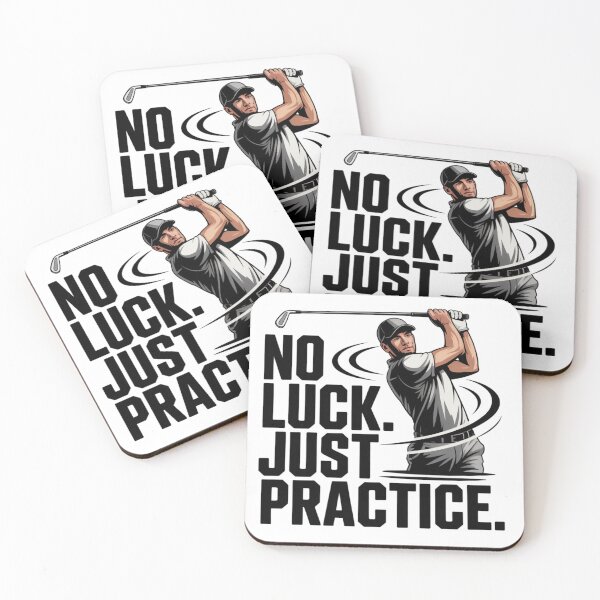 Item preview, No Luck Just Practice – Golf Discipline T-Shirt designed and sold by RMTrendy.