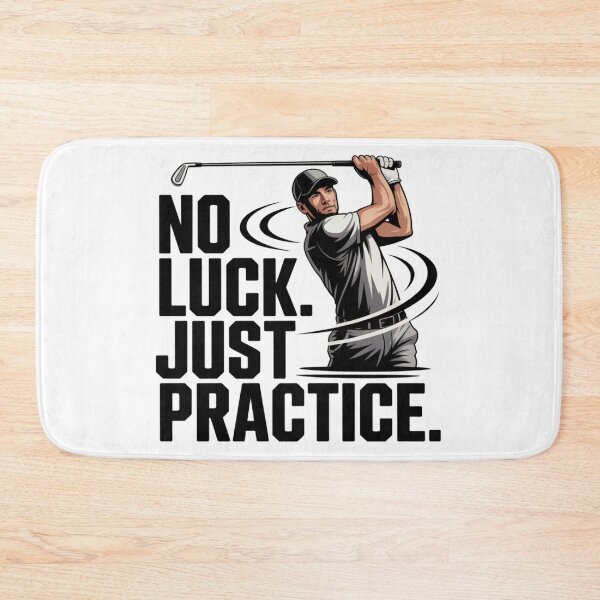 Item preview, No Luck Just Practice – Golf Discipline T-Shirt designed and sold by RMTrendy.