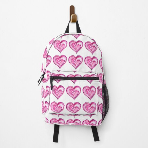 Item preview, Vibrant Swirl Pink Heart Saint Valentine's Day - Bold Brush Stroke Love Explosion Art Print designed and sold by DesignArtist.ia.