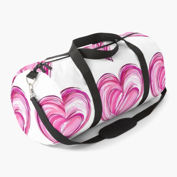 Item preview, Vibrant Swirl Pink Heart Saint Valentine's Day - Bold Brush Stroke Love Explosion Art Print designed and sold by DesignArtist.ia.