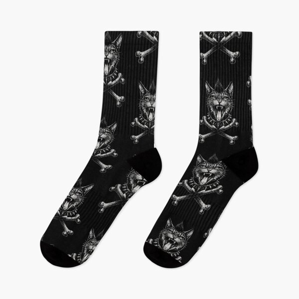 Item preview, Punk Cat Skull Emblem designed and sold by ✸Mikaia✸.