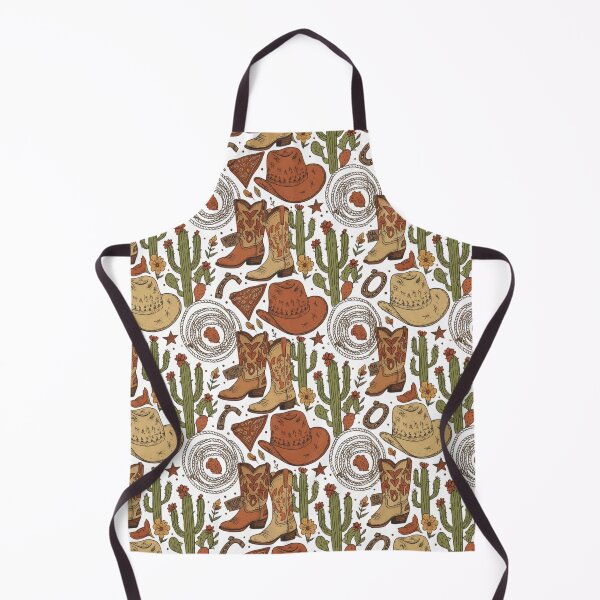 Item preview, Vintage Western Spirit | Cowboy Boots and Cactus Pattern designed and sold by IntrusiveMind210.
