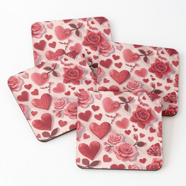 Item preview, Pink Love, Red Meaningful heart, Red Roses designed and sold by JosueShop101.