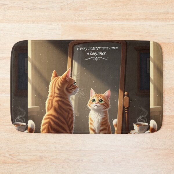 Item preview, Attitude Since Kitten Days Cat designed and sold by PetJoyPrintsCO.