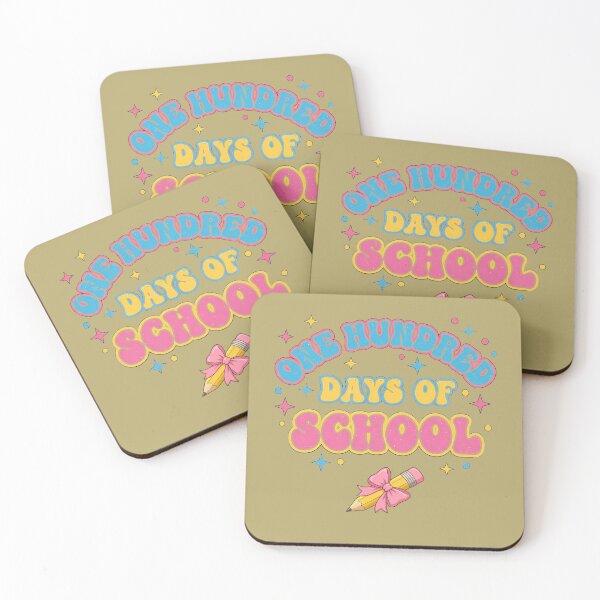 Item preview, Funny One Hundred Days Of School, Groovy style designed and sold by artprintschabab.