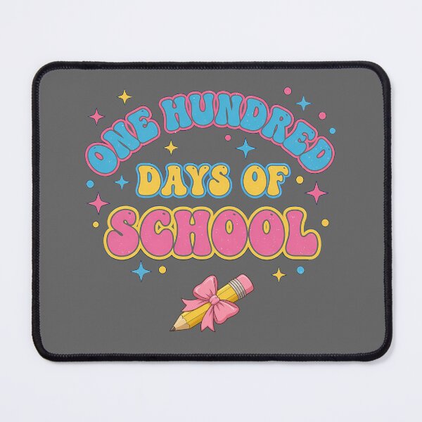 Item preview, Funny One Hundred Days Of School, Groovy style designed and sold by artprintschabab.