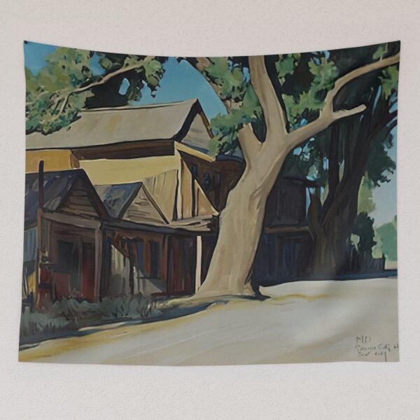 Item preview, OLD CHINATOWN CARSON CITY NEVADA 1937 By Maynard Dixon designed and sold by erinkavanagh.
