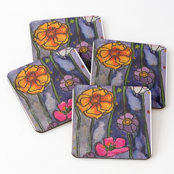 Item preview, Moody Flowers designed and sold by S.N.Evans_Artist.