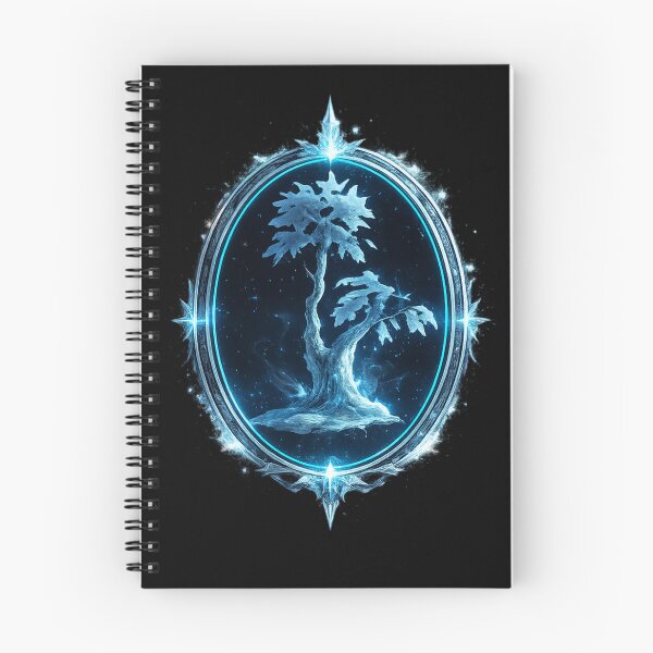 Item preview, Frozen Tree Emblem – Mystic Ice Nature Design  designed and sold by MACodDesigns.