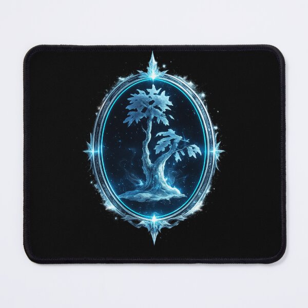 Item preview, Frozen Tree Emblem – Mystic Ice Nature Design designed and sold by MACodDesigns.