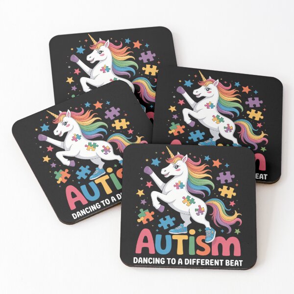 Item preview, Autism Awareness Dabbing Unicorn Puzzle Piece designed and sold by comptorasunfia.