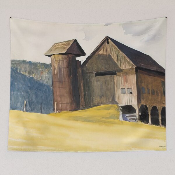 Item preview, Barn and Silo, Vermont By Edward Hopper designed and sold by erinkavanagh.