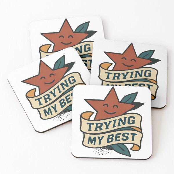 Item preview, Trying My Best – Simple Life Quote designed and sold by idisshop.