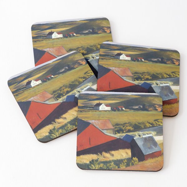 Item preview, Cobbs Barns and Distant Houses By Edward Hopper designed and sold by erinkavanagh.