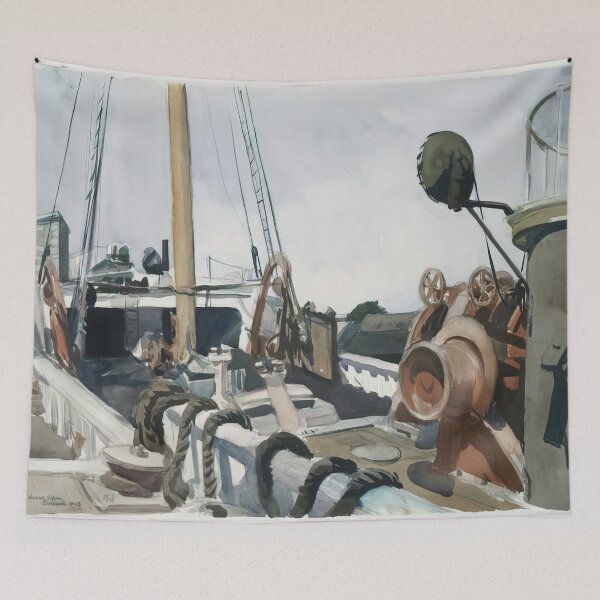 Item preview, Deck of a Beam Trawler, Gloucester By Edward Hopper designed and sold by erinkavanagh.