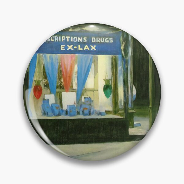 Item preview, Drug Store By Edward Hopper designed and sold by erinkavanagh.
