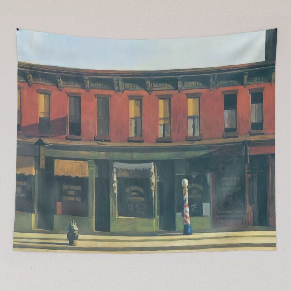 Item preview, Early Sunday Morning By Edward Hopper designed and sold by erinkavanagh.