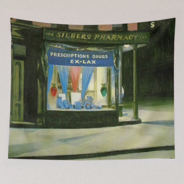 Item preview, Drug Store By Edward Hopper designed and sold by erinkavanagh.