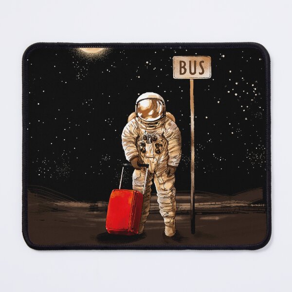 Item preview, Astronaut Waiting for the Bus designed and sold by Matalobos / Retro Art & Classic Machines.