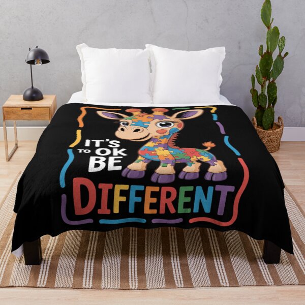 Item preview, Autism Awareness Giraffe Its Ok To Be Different designed and sold by comptorasunfia.