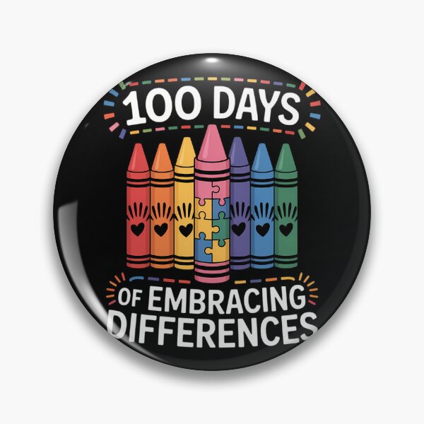 Item preview, Autism Awareness Embrace Differences 100 Days Of School IEP designed and sold by sterabamineh.
