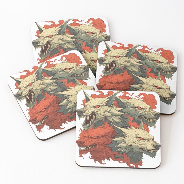Item preview, Wolf heads designed and sold by robyeyedropy.
