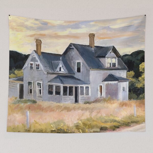 Item preview, House by a Road By Edward Hopper designed and sold by erinkavanagh.