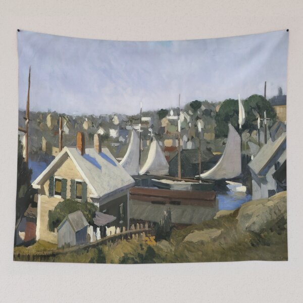 Item preview, Gloucester Harbor By Edward Hopper designed and sold by erinkavanagh.