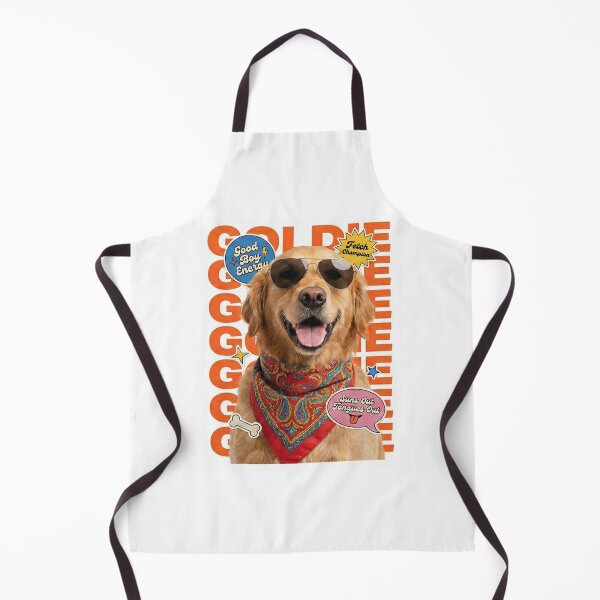 Item preview, Golden Retriever Happy Smiling Dog designed and sold by ArtzyFlow.