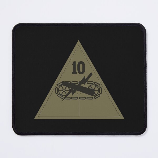 Item preview, Army - SSI - 10th Armored Division - Subdued X 300 designed and sold by Military Insignia Products.
