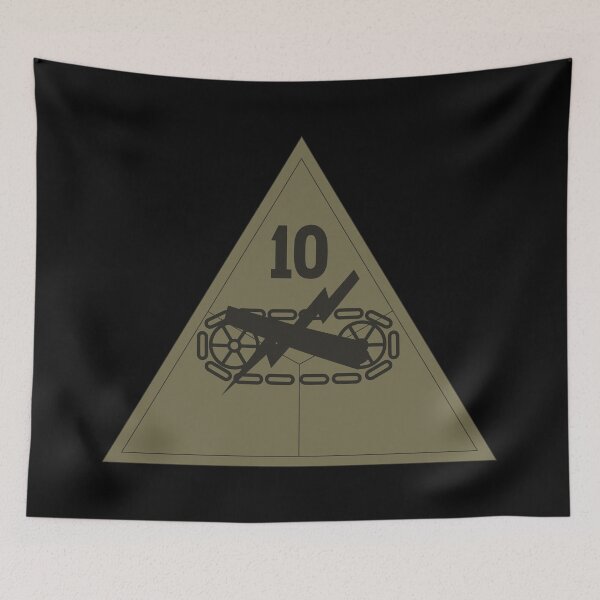 Item preview, Army - SSI - 10th Armored Division - Subdued X 300 designed and sold by Military Insignia Products.