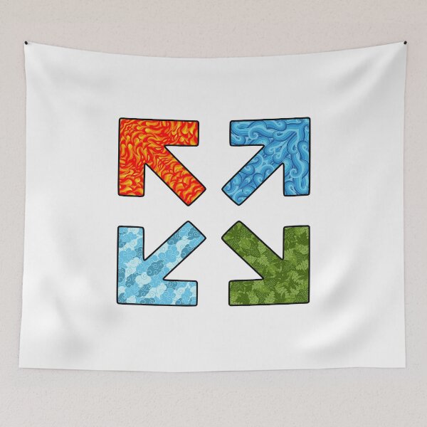 Item preview, Four Elements - Arrows, Fire, Water, Earth, Air designed and sold by DESTRATOR_DE.