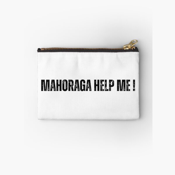 Item preview, MAHORAGA HELP ME! jjk megumi quote meme white bubble version designed and sold by inainart.