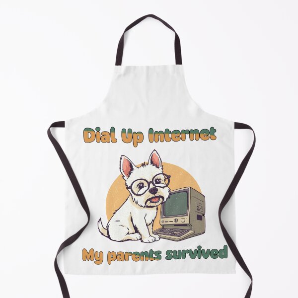 Item preview, My parents survived dial up internet Dog designed and sold by OscarArtistry.