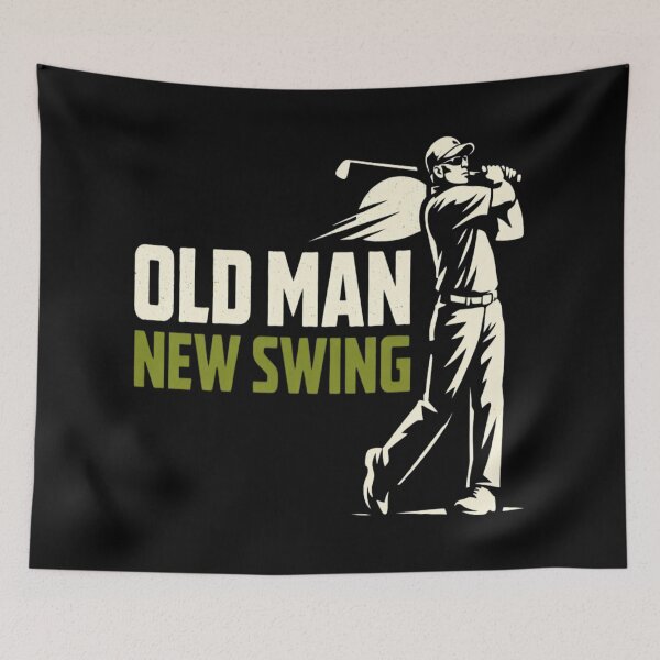 Item preview, Old Man New Swing – Funny Golf Attitude T-Shirt designed and sold by RMTrendy.