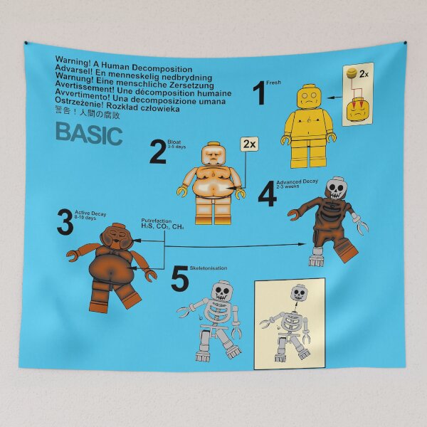 Item preview, 5 Stages of Human Decomposition in Brick Form designed and sold by NickWhittleArt.