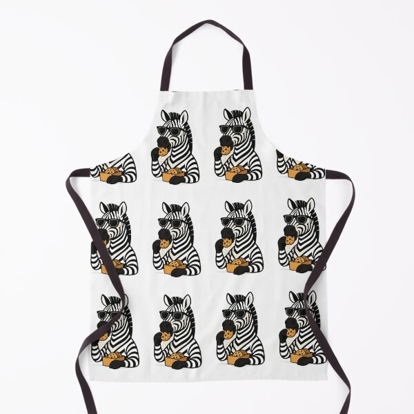 Item preview, Cool Zebra Eating Cookies designed and sold by ARTGENERATESART.