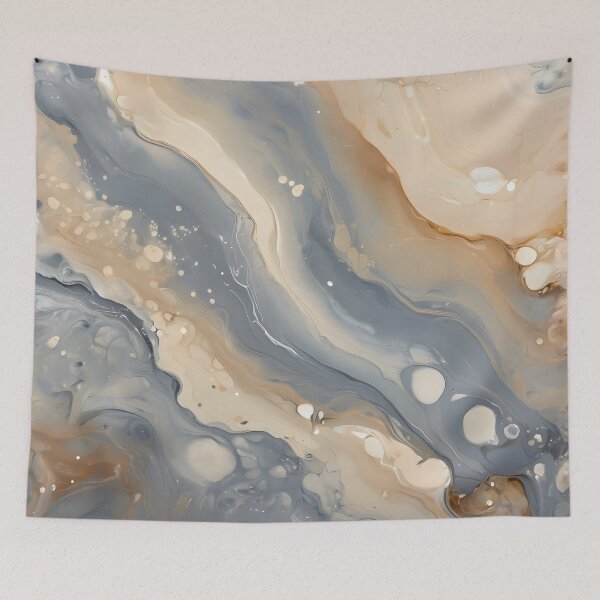 Item preview, Greige Flow Organic Abstract Art designed and sold by VibeShift Studio.