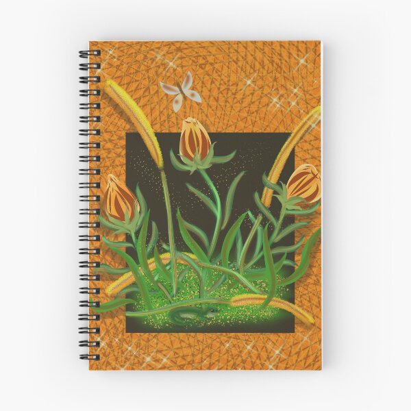 Item preview, Flowers in the Wall, Orange designed and sold by Nightflyer Art.